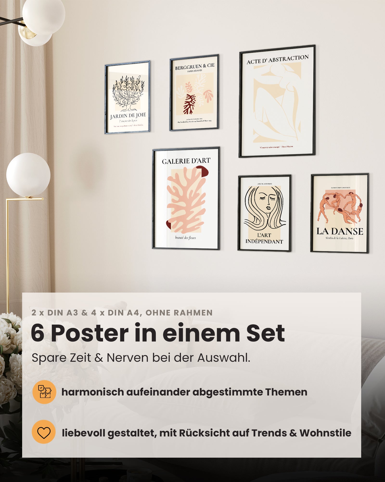 Matisse Abstrakt Poster Set